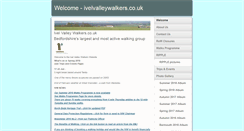 Desktop Screenshot of ivelvalleywalkers.co.uk